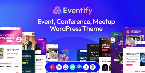 Eventify – Event & Conference WordPress theme